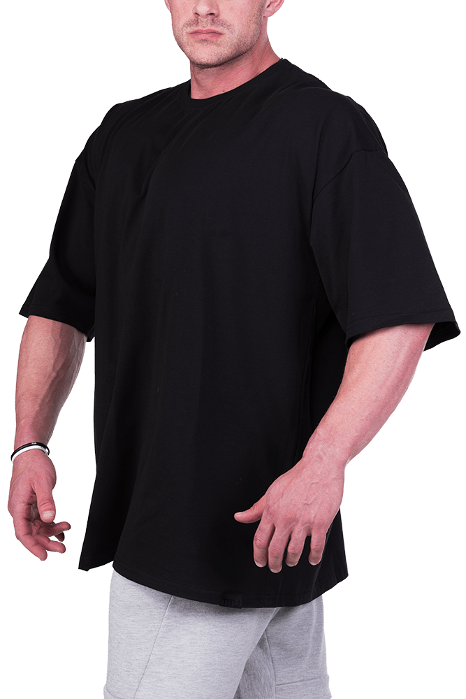 TMJ Apparel - TMJ Your Way Oversized Warm - Up Tee (Blank) - Black - S/M