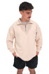 TMJ Apparel - Origin Quarter Zip Jumper - Cream - XS